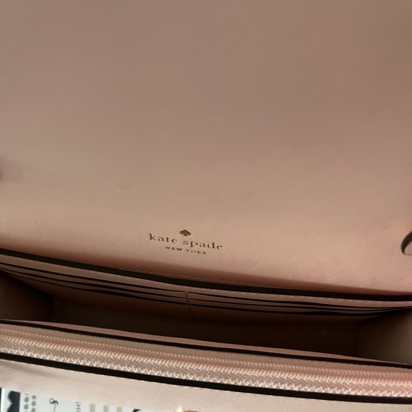 Kate Spade New York Staci Studded Hearts Flap Crossbody bag with card holder - Picture 6 of 14